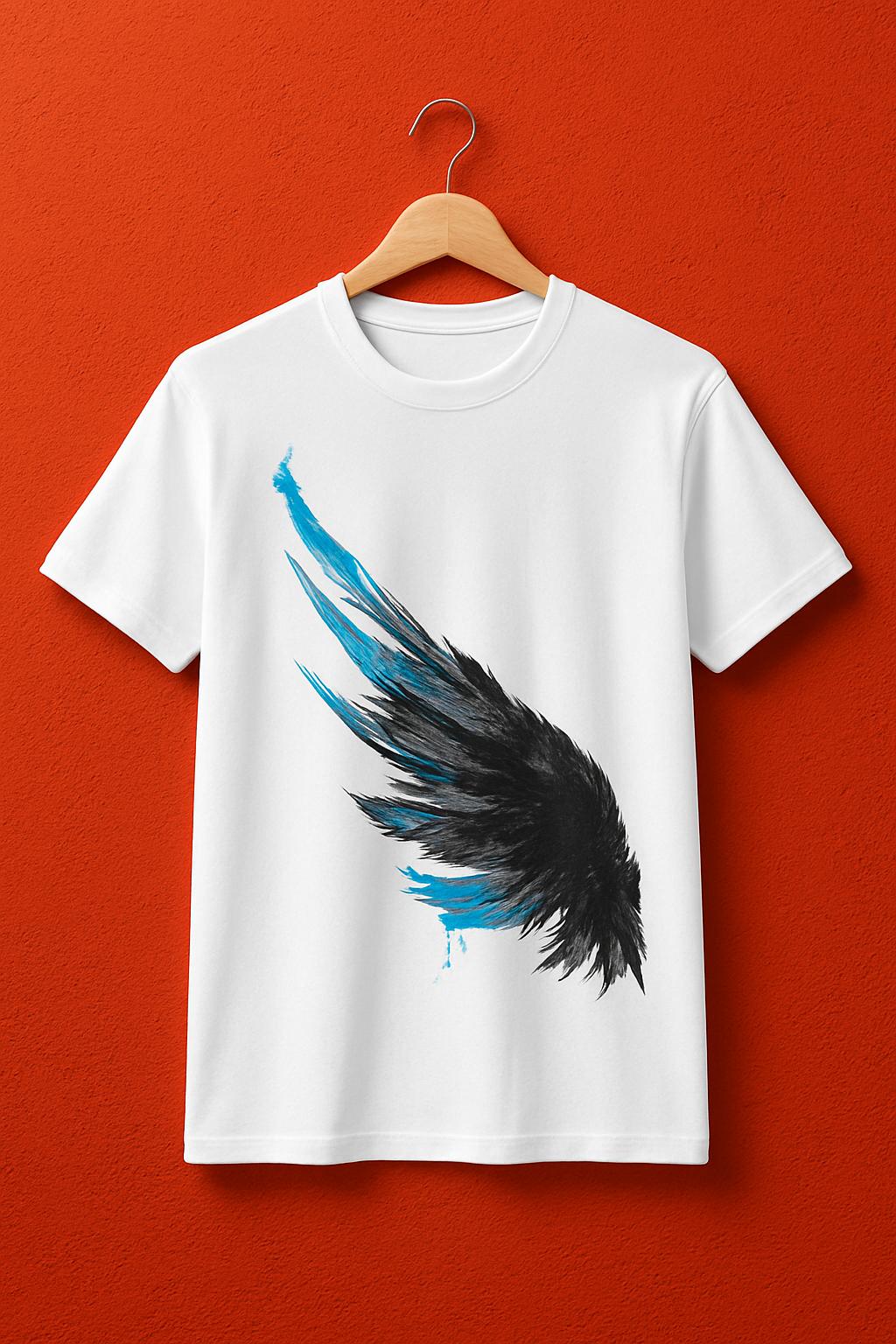 Midnight Feather Graphic T-Shirt