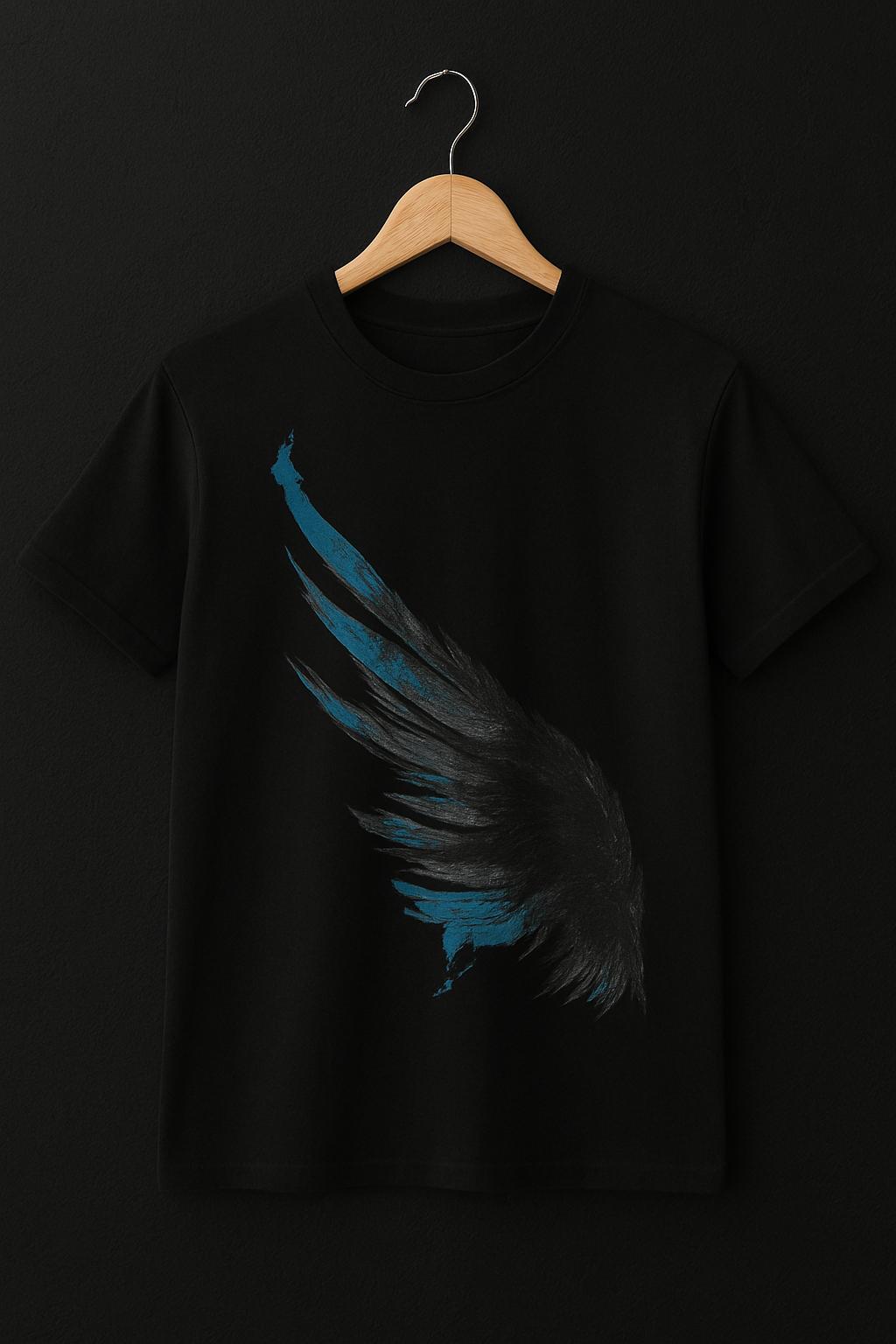 Midnight Feather Graphic T-Shirt